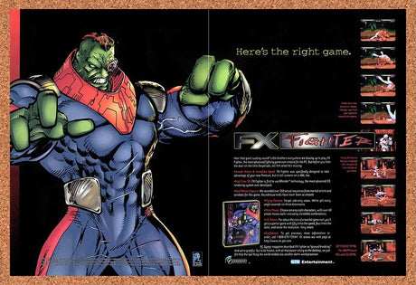 1995 FX Fighter PC Original Advertisement / Retro Promo v1