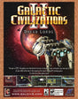 Original 2006 Galactic Civilizations II PC Vintage Ad - Video Game Art Promo