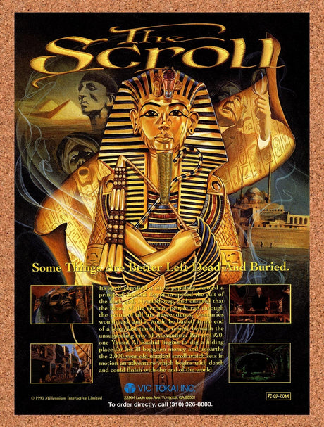 1995 The Scroll PC Original Advertisement / Retro Promo v1