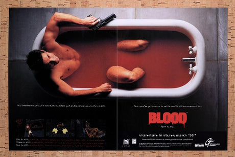 1997 Blood PC Original Advertisement / Retro Wall Art v2