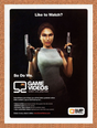 Tomb Raider Xbox 360 Original 2010 Ad Authentic Video Game 1Up Network Promo