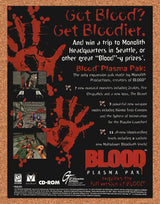Blood Plasma Pak PC Original 1999 Print Ad Authentic Horror Video Game Art Promo
