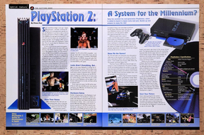 1999 Sony PS2 Launch Review Original Advertisement / Retro Wall Art v5