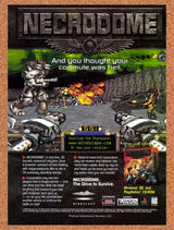 1996 Necrodome PC Original Advertisement / Retro Promo v1