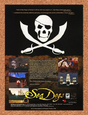 Sea Dogs PC Original 2002 Ad Authentic Pirates Adventure SIM Video Game Promo