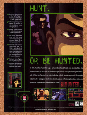 1996 Neo Hunter PC Original Advertisement / Retro Promo v1