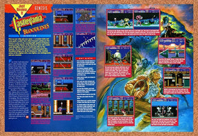 1994 Castlevania Bloodlines Genesis Original Advertisement / Retro Promo vr5