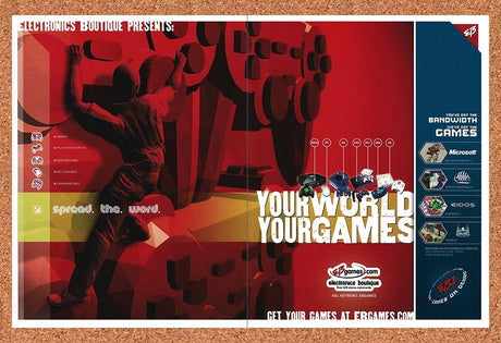 2001 EB Games Your World Your Games Original Advertisement / Retro Promo v3