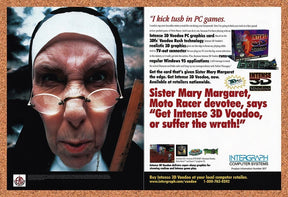 1998 Voodoo Intense 3D Graphics Accelerator Original Advertisement / Promo v3