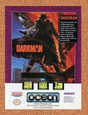 Darkman NES Original 1992 Ad Print Authentic Gameboy Video Game Promo