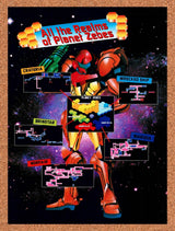1994 Super Metroid Realms Of Planet Zebes Original Advertisement / Promo vr9
