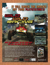 2001 Wild Wild Racing PS2 Original Advertisement / Retro Promo v2
