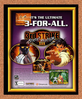 2000 Street Fighter III 3rd Strike Dreamcast Original Advertisement / Promo v1