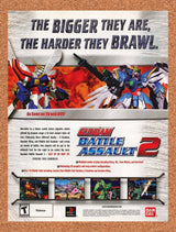 2002 Gundam Battle Assault 2 PS1 Original Advertisement / Retro Promo v1