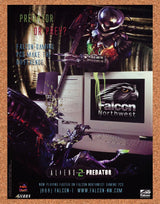 Alien vs Predator 2 Original 2003 Ad Authentic Falcon Northwest Gaming PC Promo