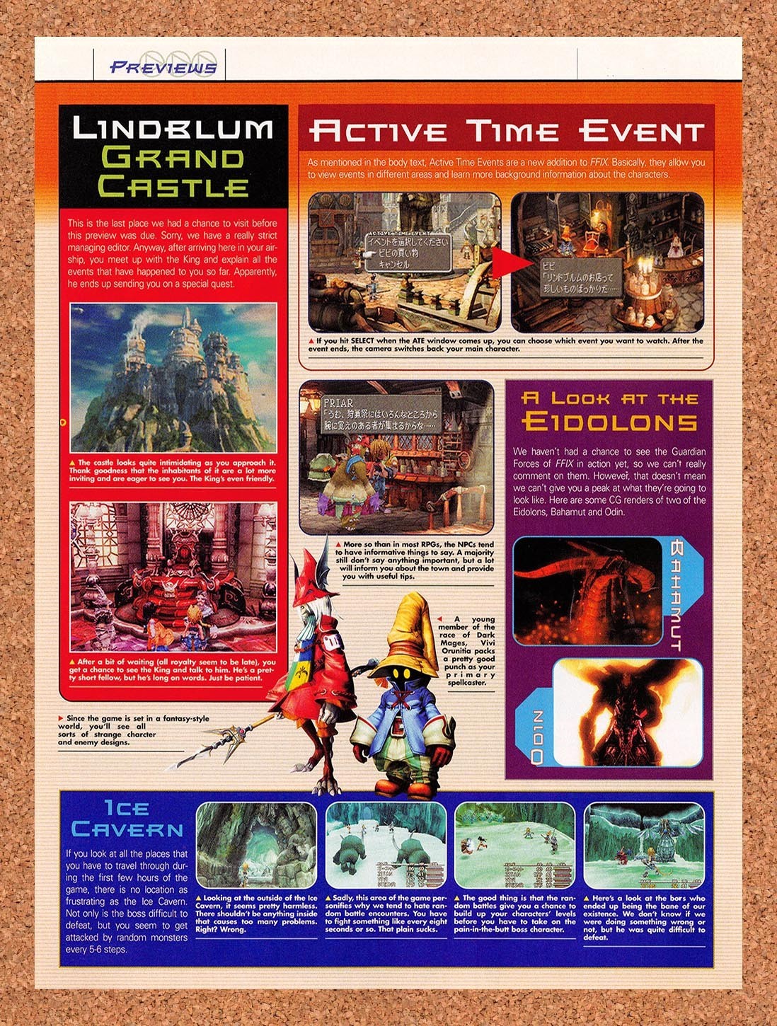 2000 Final Fantasy IX Mages Original Advertisement / Retro Promo vr4