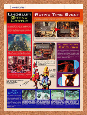 2000 Final Fantasy IX Mages Original Advertisement / Retro Promo vr4