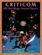1996 Criticom Saturn Original Advertisement / Retro Wall Art v2