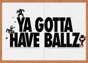 1994 Ballz Genesis Original Advertisement / Retro Promo v4