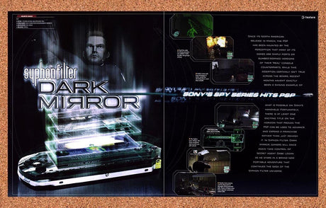2005 Syphon Filter Dark Mirror PSP Original Advertisement / Retro Promo v1