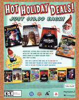 Ubisoft PS2 Games Original 2003 Vintage Ad - Christmas Video Game Promo