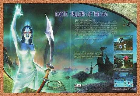 Giant Citizen Kabuto PC Original 2002 Ad Authentic RTS Video Game Promo v2