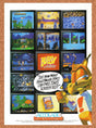 1993 Bubsy Genesis Original Advertisement / Retro Promo v2