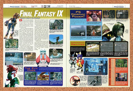 2000 Final Fantasy IX Preview Original Advertisement / Retro Promo vr3