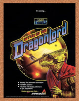 Myth Of the Dragon Lord PC Original 1990 Vintage Ad - Video Game Promo