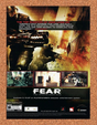 Fear First Encounter Assault Recon Xbox 360 Original 2008 Ad Video Game Promo v1