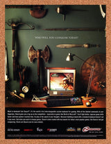 2004 World Of WarCraft Zboard Gaming Keyboard Original Ad / Promo v1