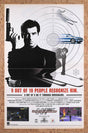 1999 007 Tomorrow Never Dies PS1 Original Advertisement / Retro Wall Art v1