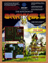 1998 Kingdom Of Drakkar II MPG-NET Original Advertisement / Retro Promo v2