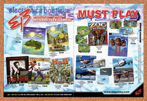 2002 EB Games PC Games Original Advertisement / Retro Promo v7