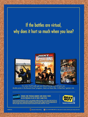 2004 Best Buy PC Games Original Advertisement / Retro Promo v6