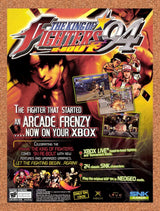 2005 King Of Fighters 94 Re-Bout Xbox Original Advertisement / Retro Promo v1