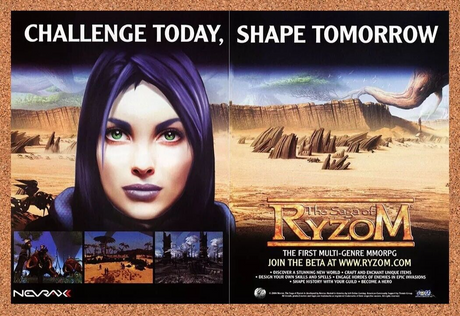 The Saga Of Ryzom PC Original 2006 Ad Authentic MMORPG Video Game Promo v1