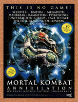 1997 Mortal Kombat Annihilation Original Movie Soundtrack Original Ad / Art v1