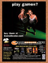 1998 Gamedealer Buy Games Online Original Advertisement / Retro Promo v2