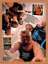 1998 WCW Nitro PS1 Original Advertisement / Retro Wall Art v3
