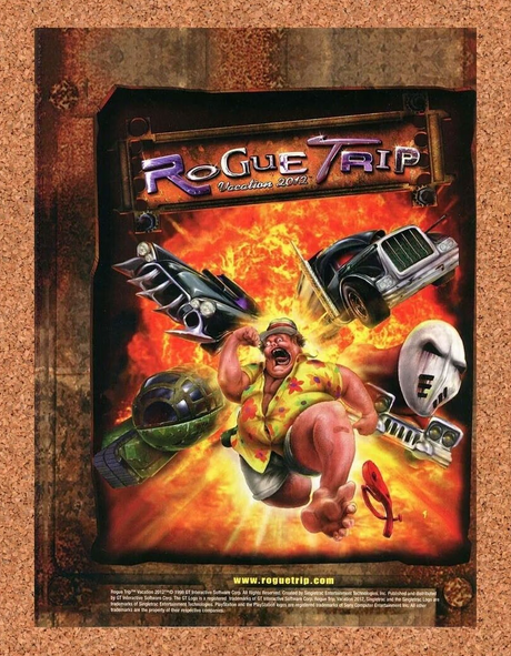 Rogue Trip PS1 Original 2000 Ad Authentic PlayStation Video Game Promo