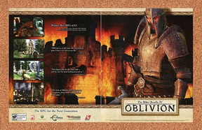 Elder Scrolls IV 4 Oblivion Xbox 360 Original 2006 Ad Authentic Promo