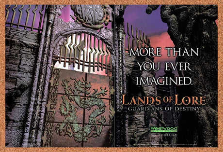 1997 Lands Of Lore Guardians Of Destiny PC Original Advertisement / Promo v2
