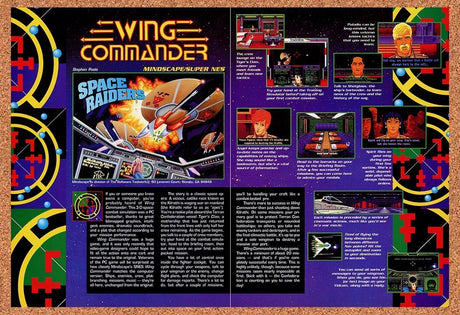 1992 Wing Commander SNES Original Advertisement / Retro Promo v3