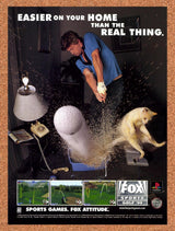 1998 Fox Sports Golf 99 PS1 Original Advertisement / Retro Promo v1