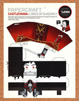 Castlevania PaperCraft Original 2013 Ad Authentic Video Game Collectible Promo