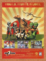 Startopia PC Original 2003 Ad Authentic Eidos SIM Video Game Promo