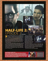 Half-Life 2 Episode 2 PC Original 2010 Ad Authentic Video Game Preview Promo