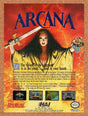1992 Arcana SNES Original Advertisement / Retro Wall Art v1