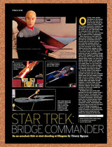 2002 Star Trek Bridge Commander PC Original Advertisement / Retro Promo vr1